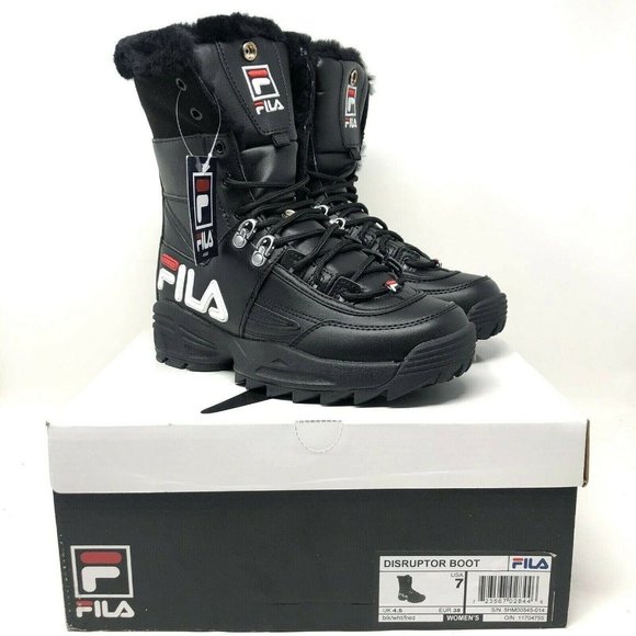 Fila Shoes - Fila Disruptor Shearling Winter Boot New Size 7